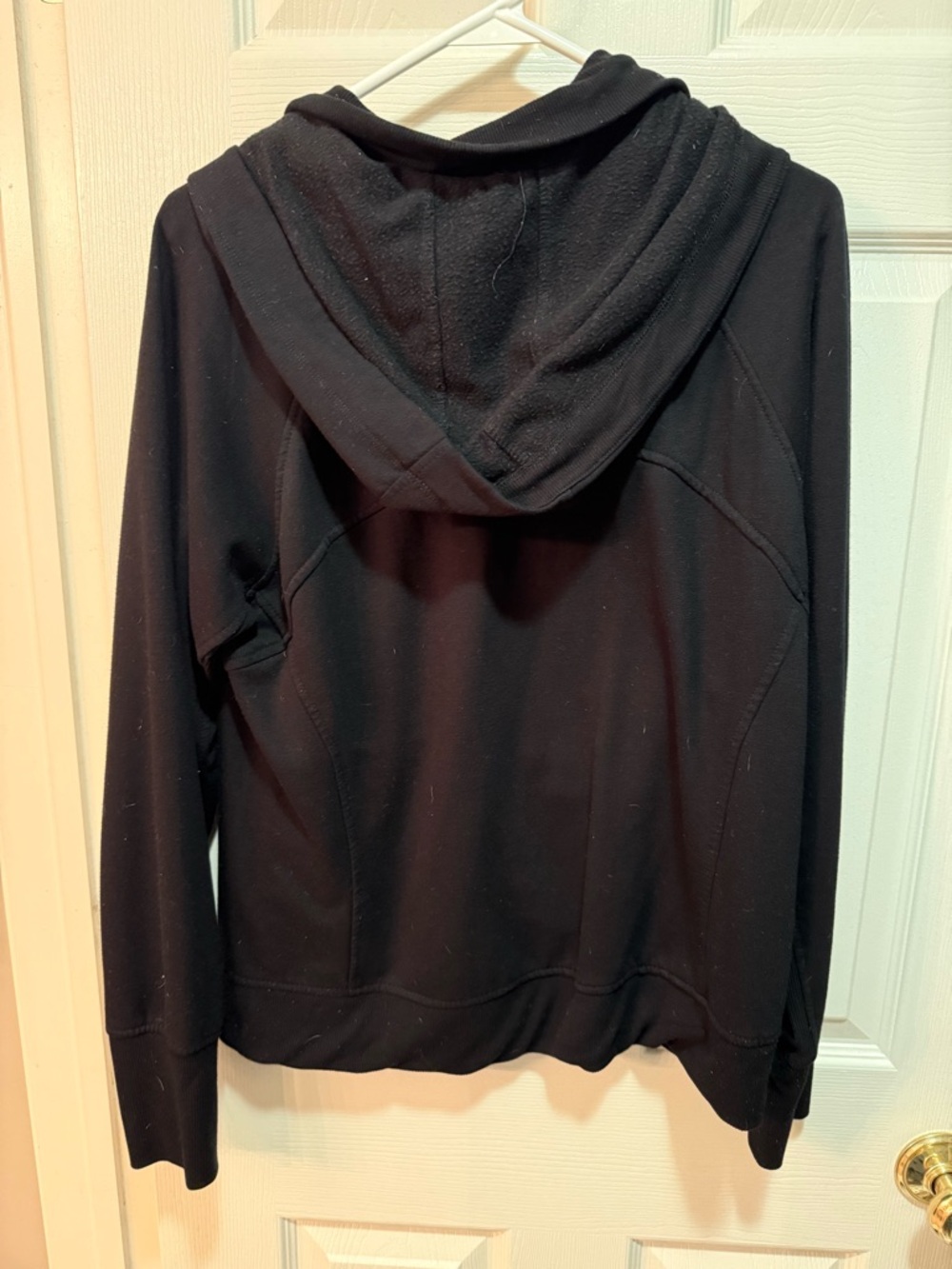 Danskin Classic Black Zip-Up Hoodie size Large - Picture 3 of 3